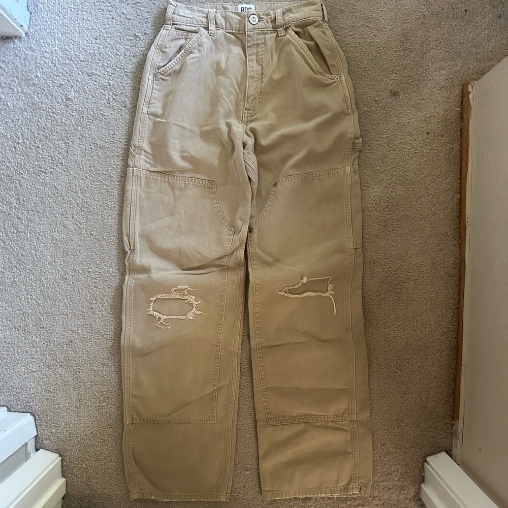 Urban Outfitters high-rise ripped cargo pants